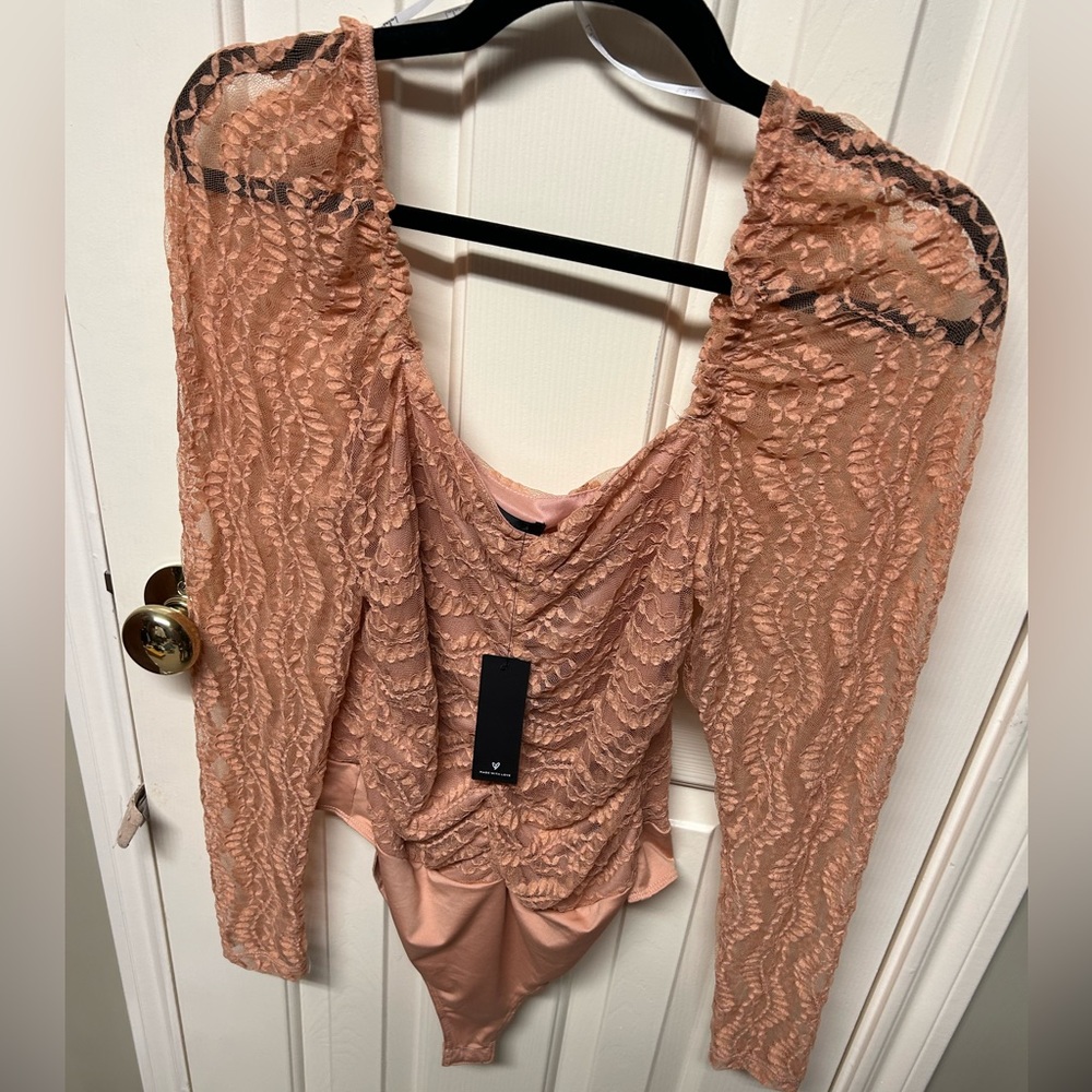 NWT Lulus Mesh Bodysuit